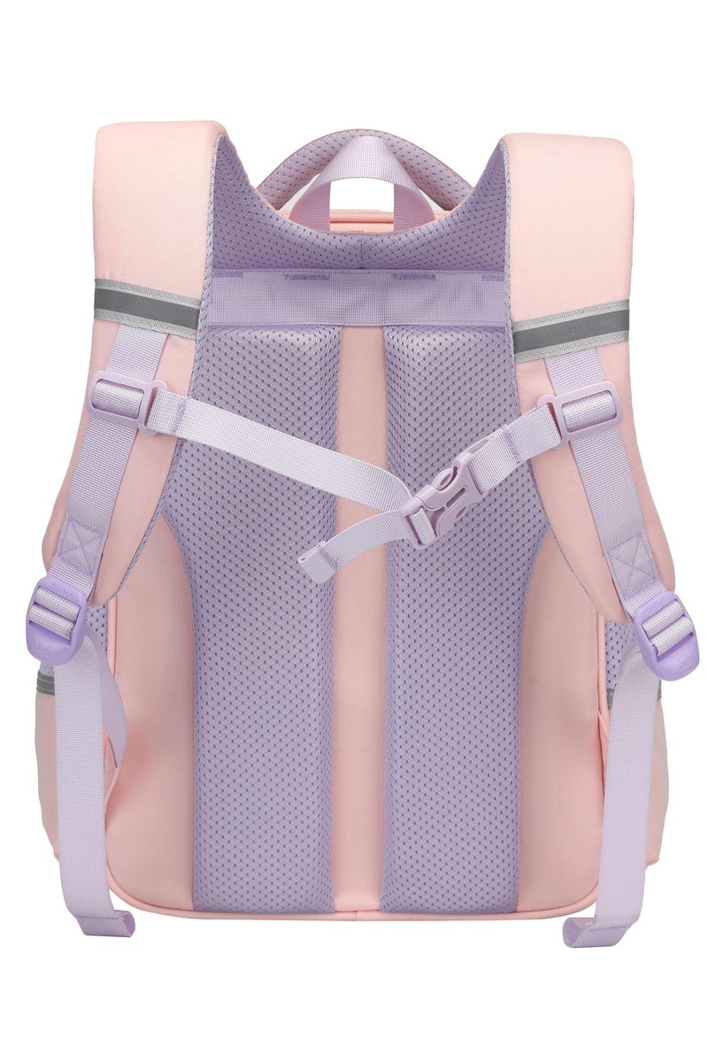 SUN EIGHT Premium 15.5-inch Light Weight School Backpack Water Resistant Polyester Kid’s Daypack for Girls, SE22260, Pink - Image 4
